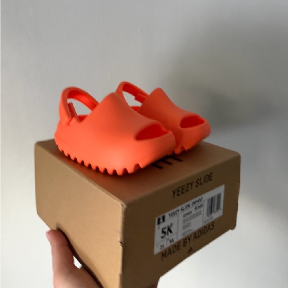 Adidas Kids Slide Sandals - Bright Orange